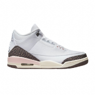 Air Jordan 3 Retro Hvid Brun Sko Dame