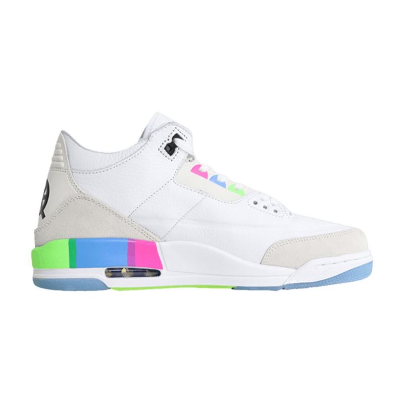Air Jordan 3 Retro Hvid Grå Flerfarvede Sko Herre