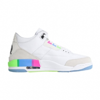 Air Jordan 3 Retro Hvid Grå Flerfarvede Sko Herre