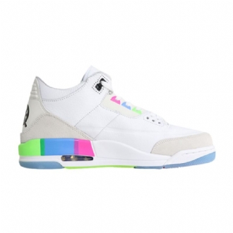 Air Jordan 3 Retro Hvid Grå Flerfarvede Sko Herre