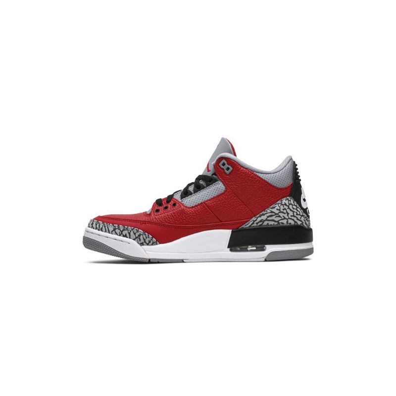 Air Jordan 3 Retro Se Rød Grå Sort Sko Herre