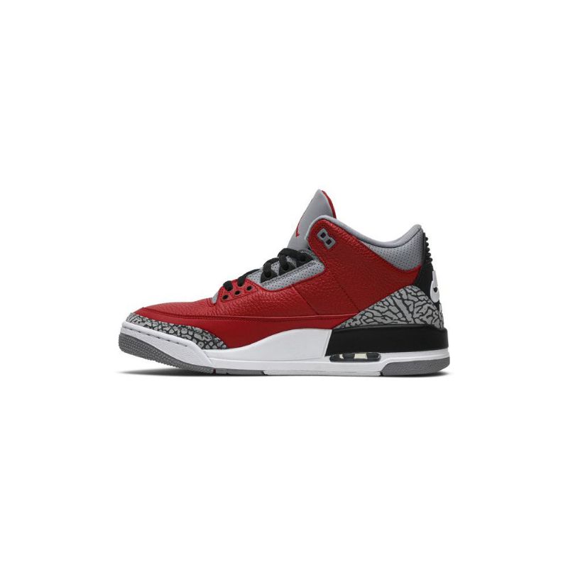 Air Jordan 3 Retro Se Rød Grå Sort Sko Herre
