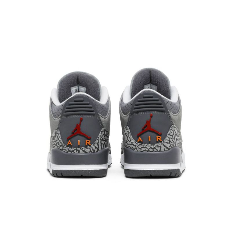 Air Jordan 3 Retro Sølv Grå Sko Herre