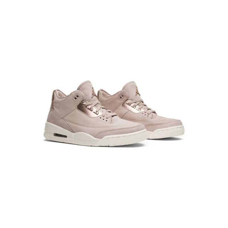 Air Jordan 3 Se Beige Guld Sko Dame