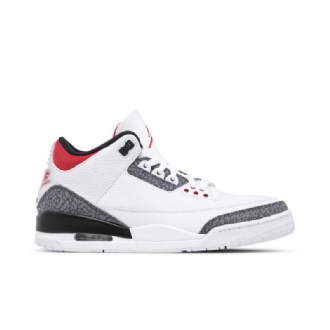 Air Jordan 3 Se-t Hvid Rød Sort Sko Herre