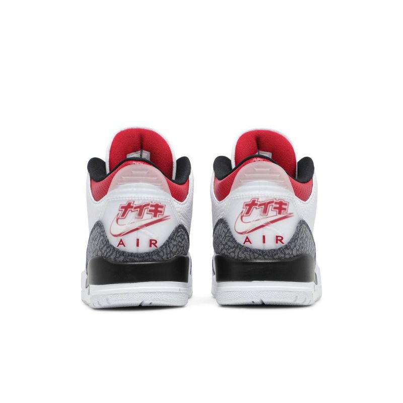 Air Jordan 3 Se-t Hvid Rød Sort Sko Herre