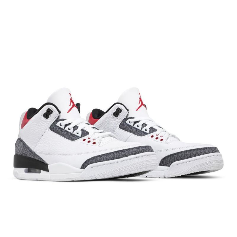 Air Jordan 3 Se-t Hvid Rød Sort Sko Herre